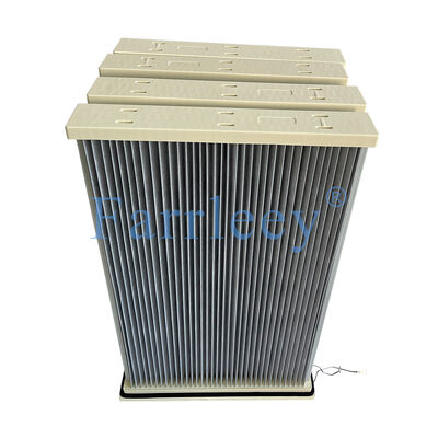 Kalite Anti-statik tasarımı,% 99.95 verimliliği ve PTFE kaplı poliester ortamı olan Trumpf Lazer Toz Toplama Filtresi Fabrika